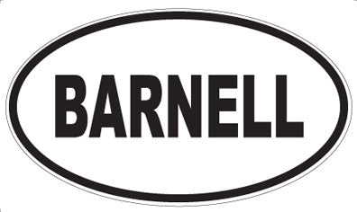 BARNELL - Oval Magnet