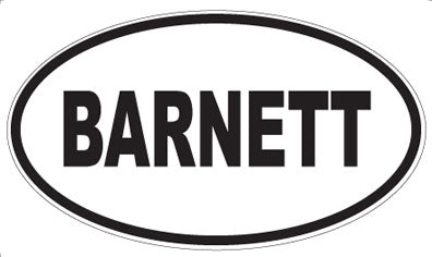 BARNETT - Oval Magnet