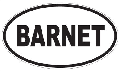 BARNET - Oval Magnet