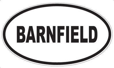 BARNFIELD - Oval Magnet