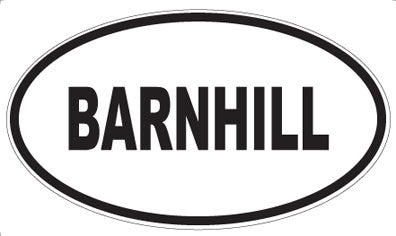 BARNHILL - Oval Magnet