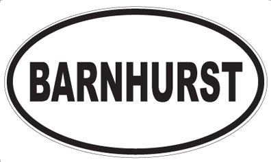 BARNHURST - Oval Magnet