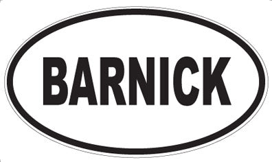 BARNICK - Oval Magnet