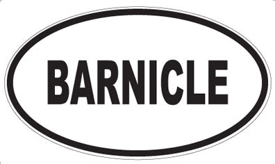 BARNICLE - Oval Magnet