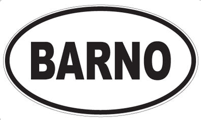 BARNO - Oval Magnet