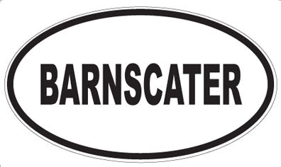 BARNSCATER - Oval Magnet