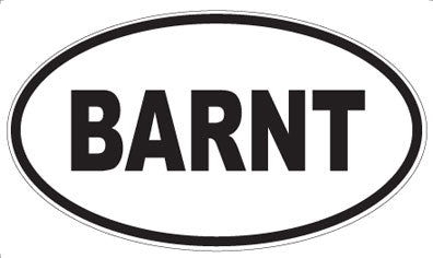 BARNT - Oval Magnet