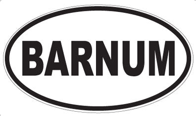 BARNUM - Oval Magnet