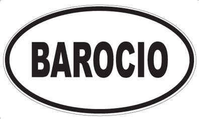 BAROCIO - Oval Magnet