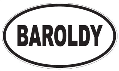 BAROLDY - Oval Magnet