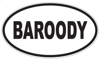 BAROODY - Oval Magnet