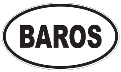 BAROS - Oval Magnet