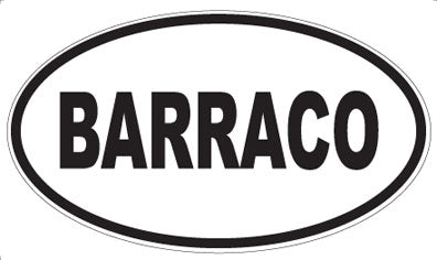 BARRACO - Oval Magnet