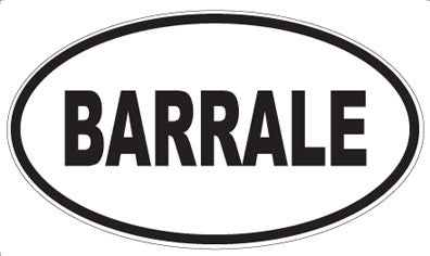 BARRALE - Oval Magnet