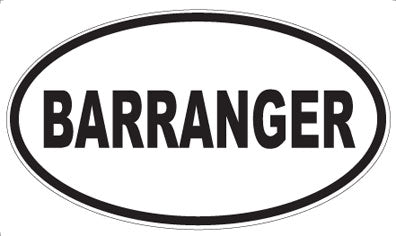 BARRANGER - Oval Magnet