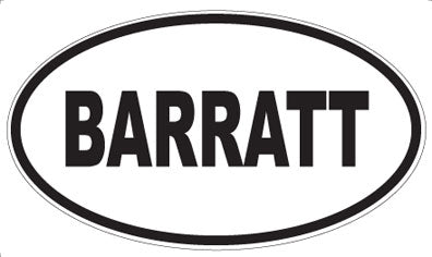 BARRATT - Oval Magnet