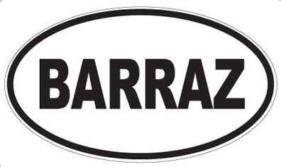 BARRAZ - Oval Magnet