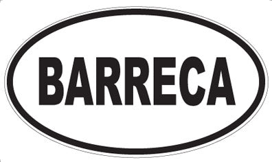 BARRECA - Oval Magnet