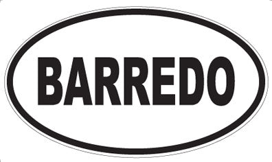BARREDO - Oval Magnet