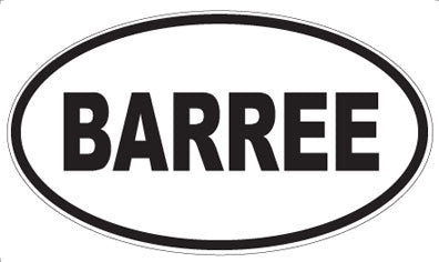 BARREE - Oval Magnet