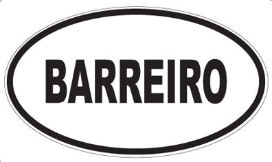 BARREIRO - Oval Magnet