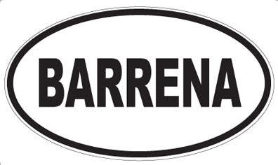 BARRENA - Oval Magnet