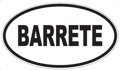 BARRETE - Oval Magnet