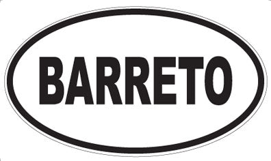 BARRETO - Oval Magnet