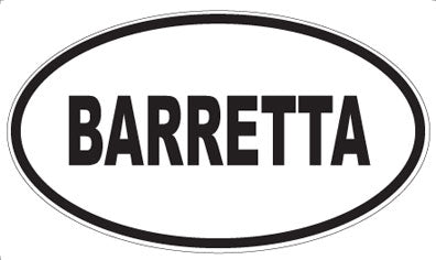 BARRETTA - Oval Magnet