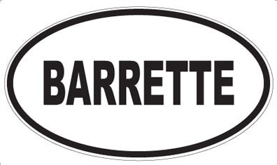 BARRETTE - Oval Magnet