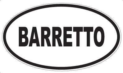 BARRETTO - Oval Magnet