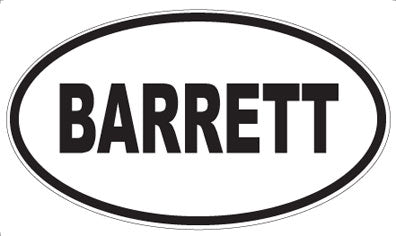 BARRETT - Oval Magnet