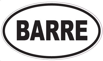 BARRE - Oval Magnet