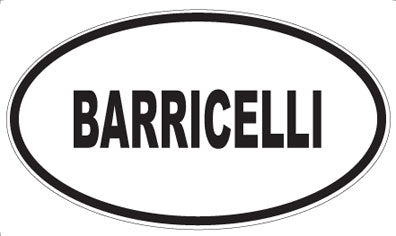 BARRICELLI - Oval Magnet