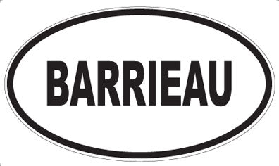 BARRIEAU - Oval Magnet