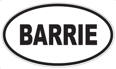 BARRIE - Oval Magnet