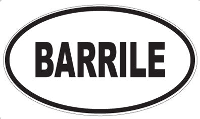 BARRILE - Oval Magnet