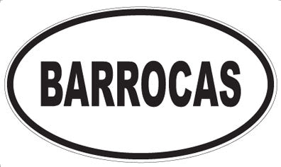 BARROCAS - Oval Magnet