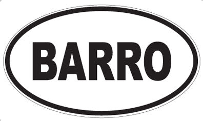 BARRO - Oval Magnet