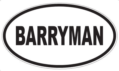 BARRYMAN - Oval Magnet