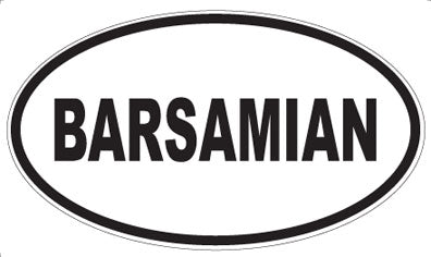BARSAMIAN - Oval Magnet