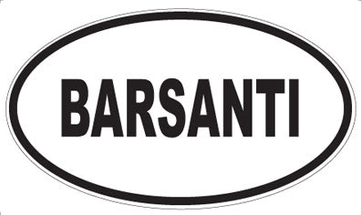 BARSANTI - Oval Magnet