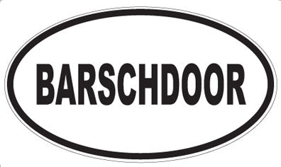 BARSCHDOOR - Oval Magnet
