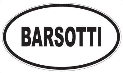BARSOTTI - Oval Magnet