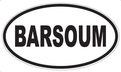 BARSOUM - Oval Magnet