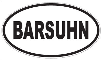 BARSUHN - Oval Magnet