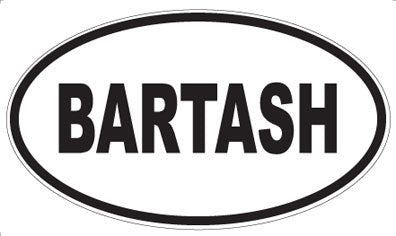 BARTASH - Oval Magnet