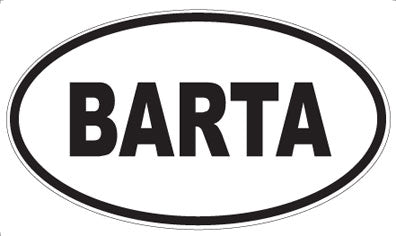 BARTA - Oval Magnet