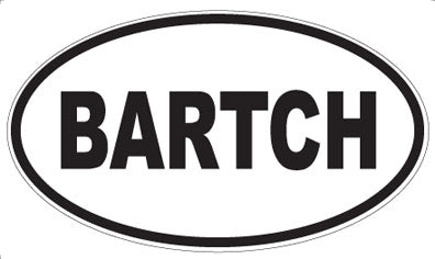 BARTCH - Oval Magnet