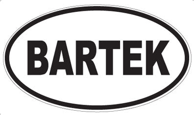 BARTEK - Oval Magnet